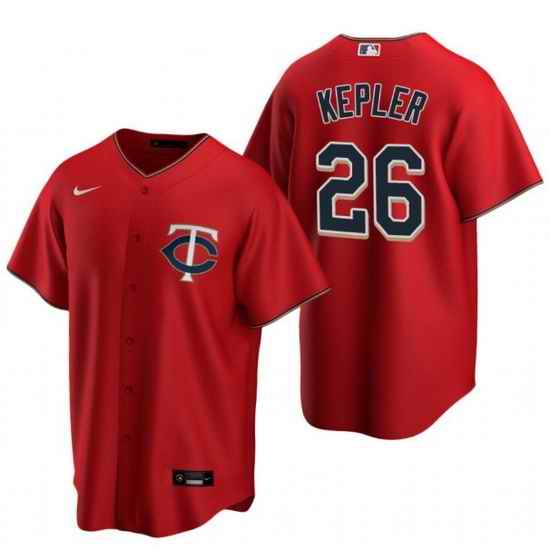 Men Minnesota Twins #26 Max Kepler Red Cool Base Stitched Jerse