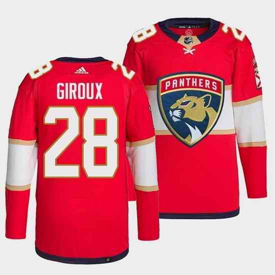 Men Florida Panthers #28 Claude Giroux Red Stitched Jerse