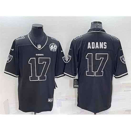 Men Las Vegas Raiders #17 Davante Adams Black Shadow Vapor Limited Stitc