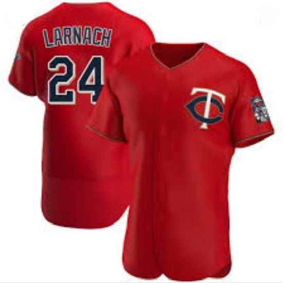 Minnesota Twins #24 Trevor Larnach Red Jersey