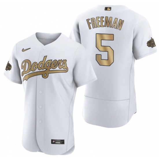 Men Los Angeles Dodgers freddie freeman white 2022 mlb all-star game authentic jersey