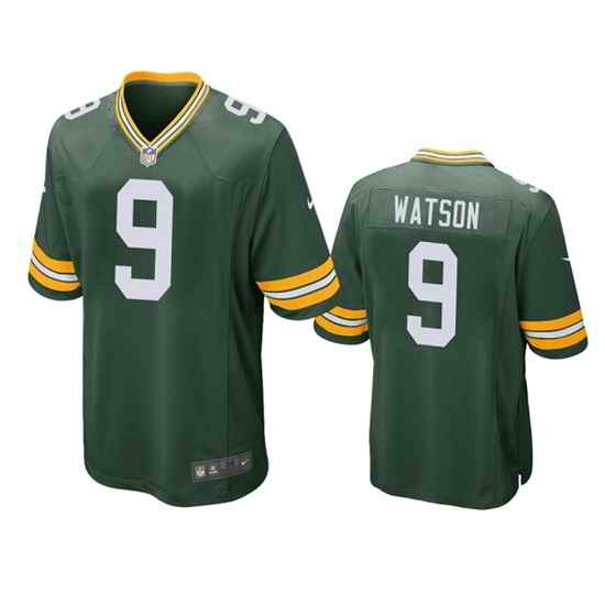 Men Green Bay Packers #9 Christian Watson Green Stitched Football Jersey