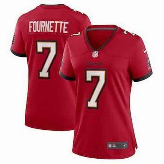 Women Nike Tampa Bay Buccaneers #7 Leonard Fournette Red Vapor Limited Jersey
