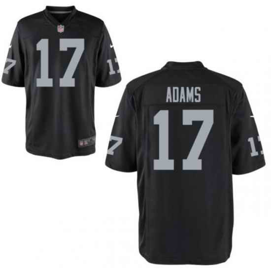 Men Los Angeles #17 Devante Adams Black Vapor Limited Jersey