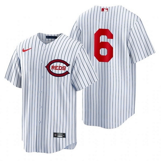 Men Cincinnati Reds #6 Jonathan India 2022 White Field Of Dreams Stitched Baseball Jersey