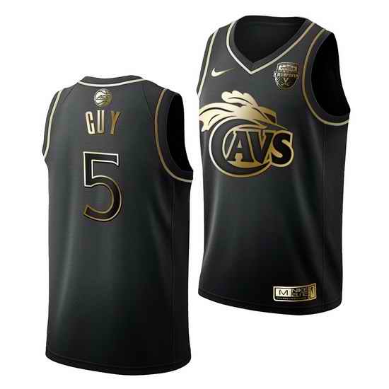 Virginia Cavaliers Kyle Guy Black 2019 Golden Edition Men'S Jersey