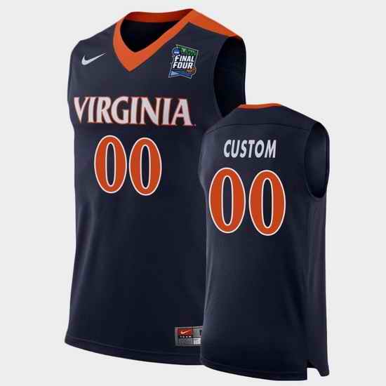 Virginia Cavaliers Custom Navy 2019 Final Four Replica Jersey