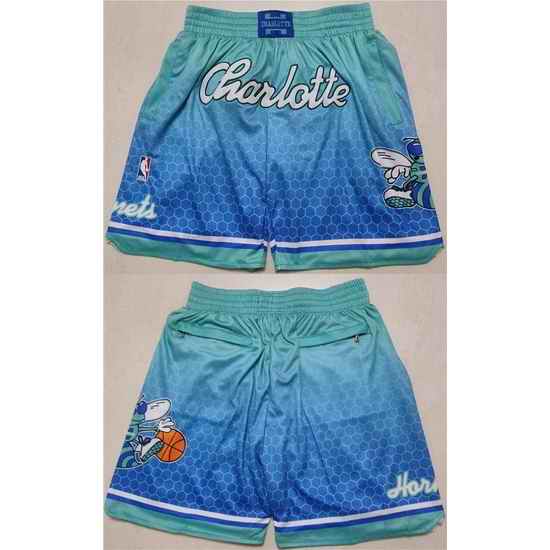 Charlotte Hornets Basketball Shorts 007