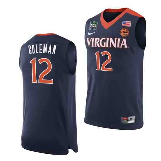 Virginia Cavaliers De'Andre Hunter Navy Home Men'S Jersey