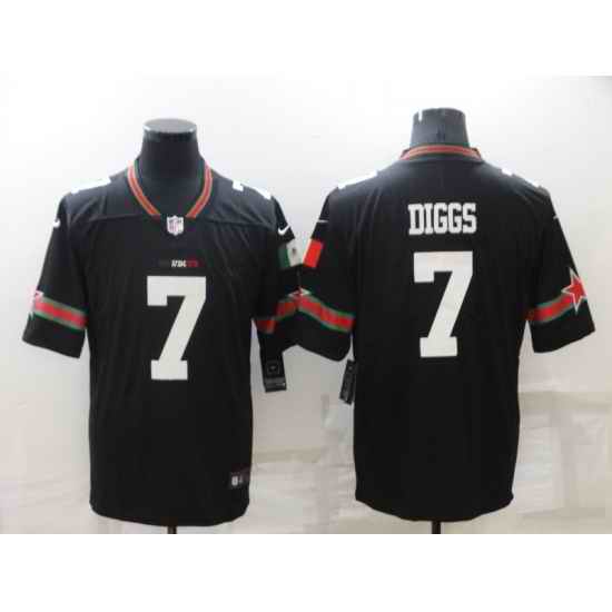 Men Dallas Cowboys #7 Trevon Diggs Mexico Version Vapor Limited Stitched NFL Jersey