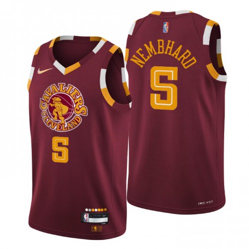 Cleveland Cleveland Cavaliers #5 RJ Nembhard Men’s Nike Wine 2021/22 Swingman NBA Jersey – City Edition Men’s