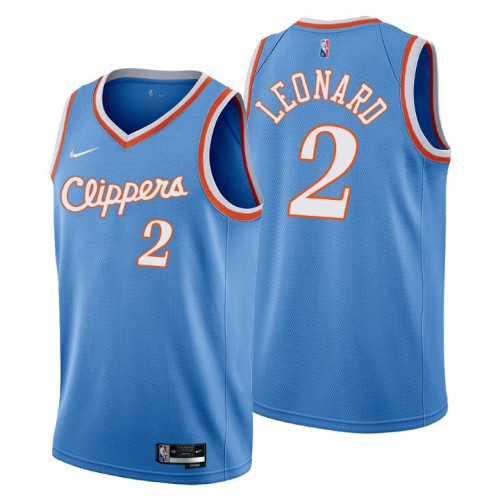 Los Angeles Los Angeles Clippers #2 Kawhi Leonard Men’s Nike Blue 2021/22 Swingman NBA Jersey – City Edition Men’s