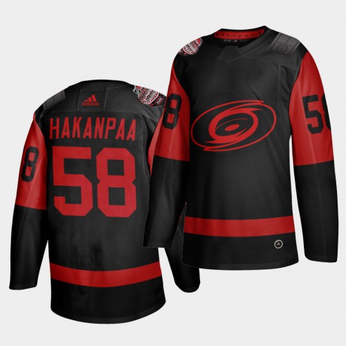 Carolina Carolina Hurricanes #58 Jani Hakanpaa Black Men’s 2021 Stadium Series Outdoor Game Jersey Men’s