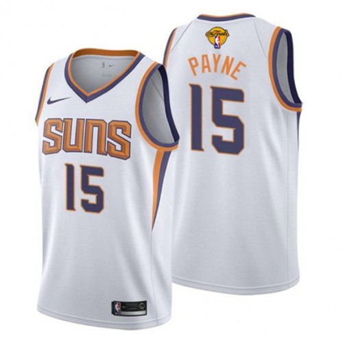 Nike Phoenix Suns #15 Cameron Payne Youth 2021 NBA Finals Bound Swingman Association Edition Jersey White Youth