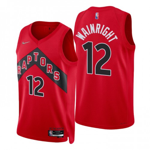 Nike Toronto Raptors #12 Ishmail Wainright Red Men’s 2021-22 NBA 75th Anniversary Diamond Swingman Jersey – Icon Edition Men’s