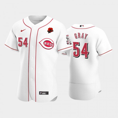 Cincinnati Cincinnati Reds #54 Sonny Gray Men’s Nike Authentic 2021 Memorial Day MLB Jersey – White Men’s