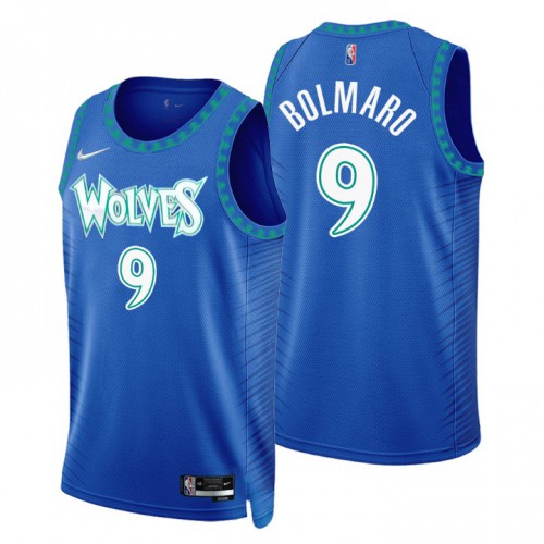 Minnesota Minnesota Timberwolves #9 Leandro Bolmaro Men’s Nike Royal 2021/22 Swingman NBA Jersey – City Edition Men’s