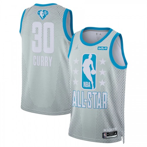 Golden State Warriors #30 Stephen Curry Jordan Brand 2022 NBA All-Star Game Swingman Jersey – Gray Men’s->golden state warriors->NBA Jersey