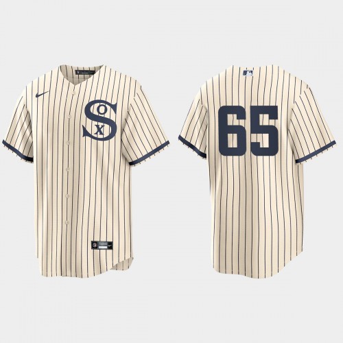 Chicago Chicago White Sox #65 Codi Heuer Men’s Nike White 2021 Field of Dreams Game MLB Jersey Men’s