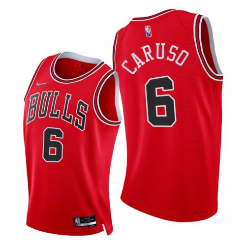 Nike Chicago Bulls #6 Alex Caruso Women’s 2021-22 75th Diamond Anniversary NBA Jersey Red Womens