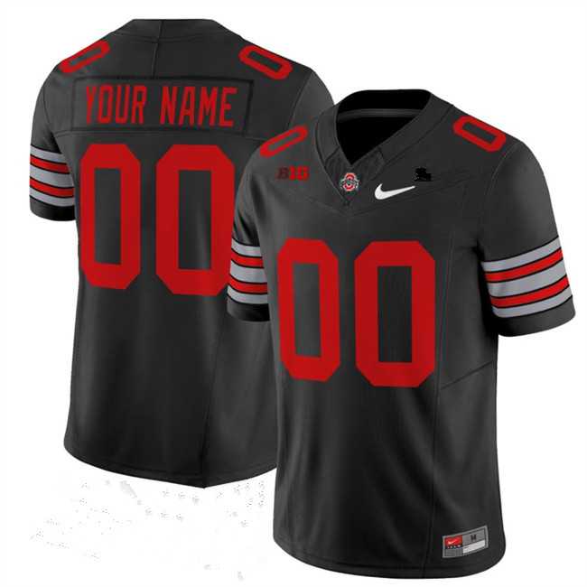 Mens Ohio State Buckeyes Active Player Custom Black F.U.S.E. Vapor Limited Stitched Football Jersey