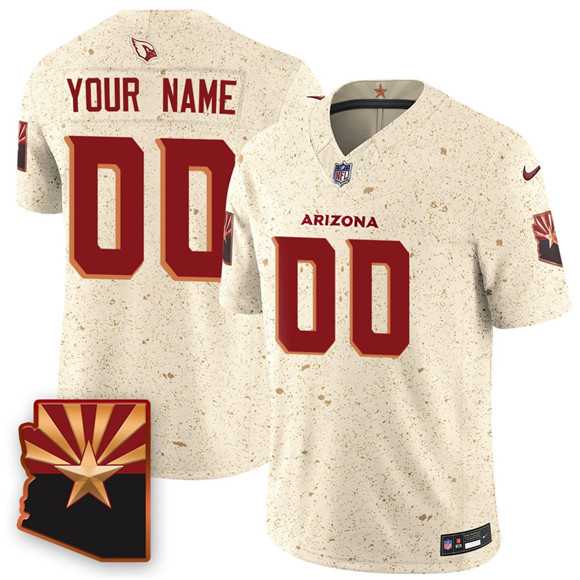 Mens Arizona Cardinals Active Player Custom 2025 F.U.S.E. Rivalries Vapor Untouchable Limited Football Stitched Jersey