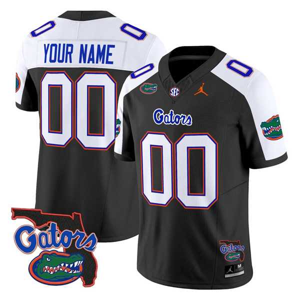 Mens Florida Gators ACTIVE PLAYER Custom Black Alternate 2024 F.U.S.E. Florida Patch Vapor Limited Stitched Jersey