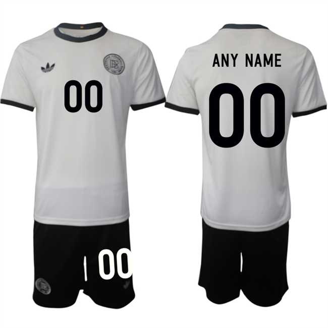 Mens Germany Custom White 2025 Home Soccer Jersey Suit