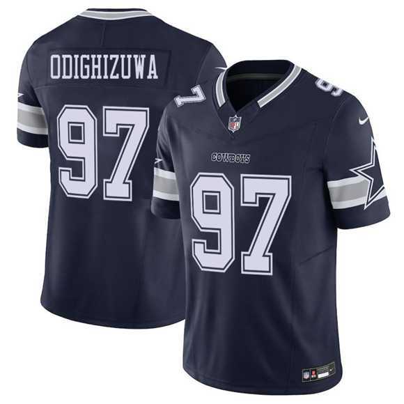 Men & Women & Youth Dallas Cowboys #97 Osa Odighizuwa Navy 2025 F.U.S.E Vapor Untouchable Limited Stitched Jersey