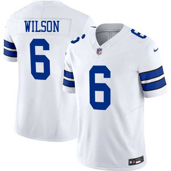 Men & Women & Youth Dallas Cowboys #6 Donovan Wilson White 2025 F.U.S.E Vapor Untouchable Limited Stitched Jersey