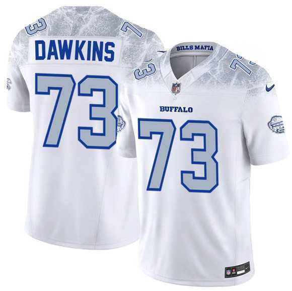 Mens Buffalo Bills #73 Dion Dawkins White 2025 F.U.S.E. Rivalries Vapor Limited Football Stitched Jersey Dzhi->->