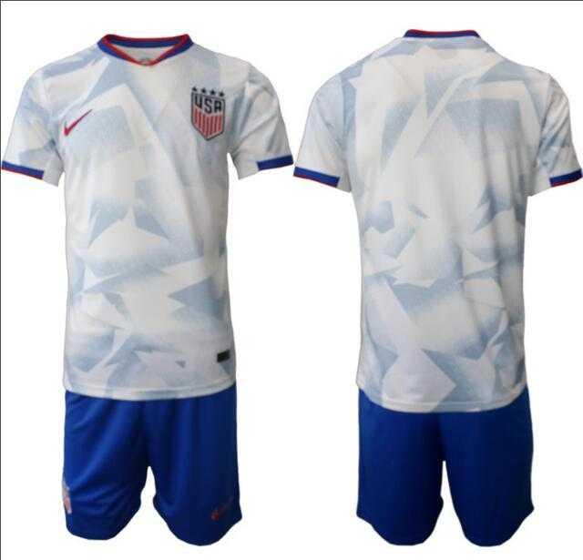 Mens United States USA Blank or Custom Team FIFA x World Cup 2026 Home White On Field Suit Jersey