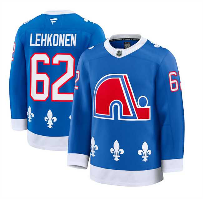 Mens Colorado Avalanche #62 Artturi Lehkonen Blue 2025 Alternate Stitched Jersey Dzhi