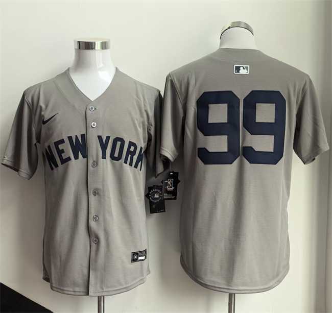 Mens New York Yankees #99 Aaron Judge Grey 2026 Limited Stitched Jersey