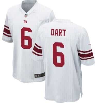 Men & Women & Youth New York Giants #6 Jaxson Dart White Vapor Untouchable Limited Stitched Jersey