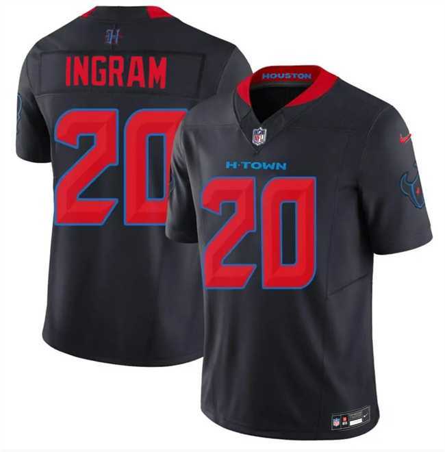 Mens Houston Texans #20 JaMarcus Ingram Navy 2nd Alternate 2026 F.U.S.E. Vapor Limited Stitched Jersey Dzhi