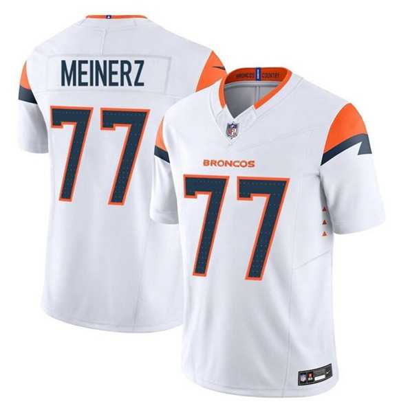 Men & Women & Youth Denver Broncos #77 Quinn Meinerz White F.U.S.E. Vapor Limited Stitched Jersey