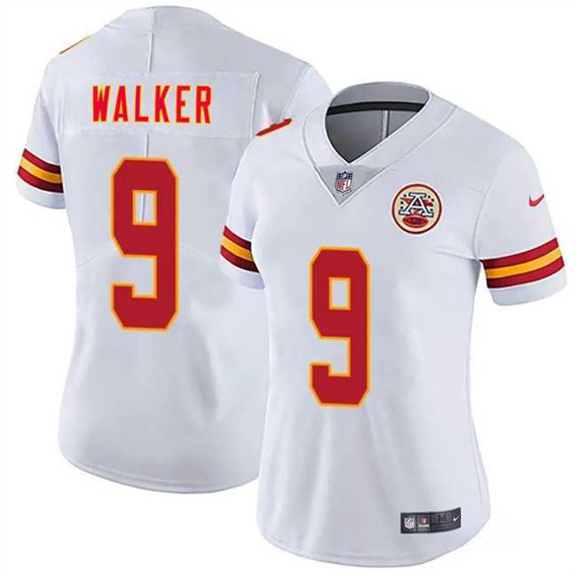 Womens Kansas City Chiefs #9 Kenneth Walker III White 2026 Vapor Untouchable Limited Stitched Jersey Dzhi