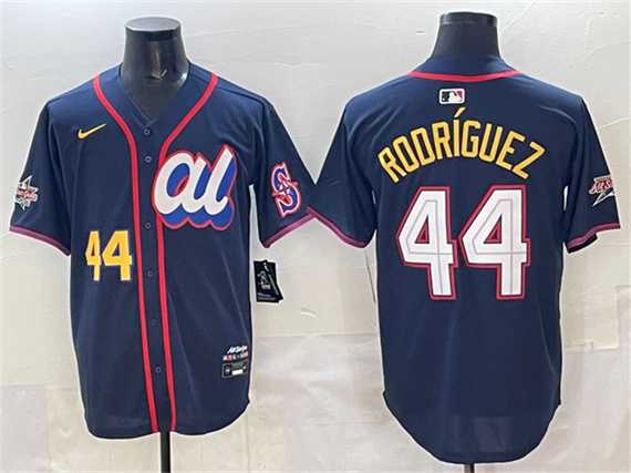 Mens American League #44 Julio Rodriguez Navy 2025 All-Star Edition Limited Stitched Jersey