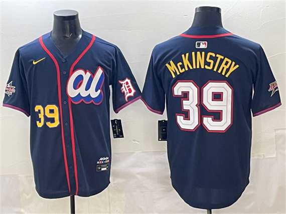Mens American League #39 Zach McKinstry Navy 2025 All-Star Edition Limited Stitched Jersey