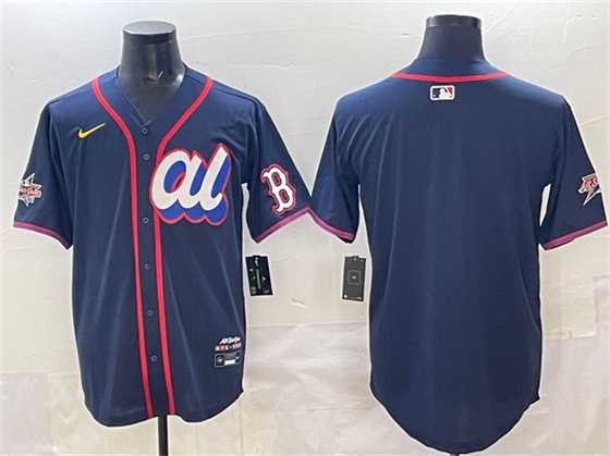 Mens American League Boston Red Sox Blank Navy 2025 All-Star Edition Limited Stitched Jersey