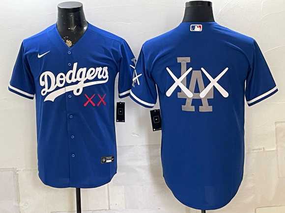 Mens Los Angeles Dodgers Blue Vapor Premier Limited Stitched Jersey Dzhi