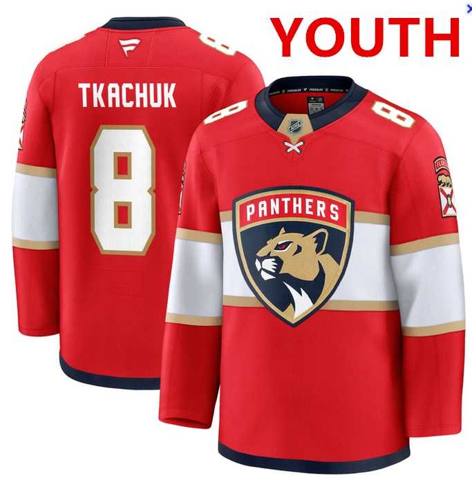 Youth Florida Panthers #8 Brady Tkachuk Red Stitched Home Jersey Dzhi->->NHL Jersey Youth Florida Panthers #8 Brady Tkachuk Red Stitched Home Jersey Dzhi->->NHL Jersey