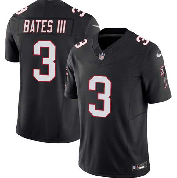 Mens Atlanta Falcons #3 Jessie Bates III Black F.U.S.E. Vapor Untouchable Limited Stitched Stitched Jersey Dzhi