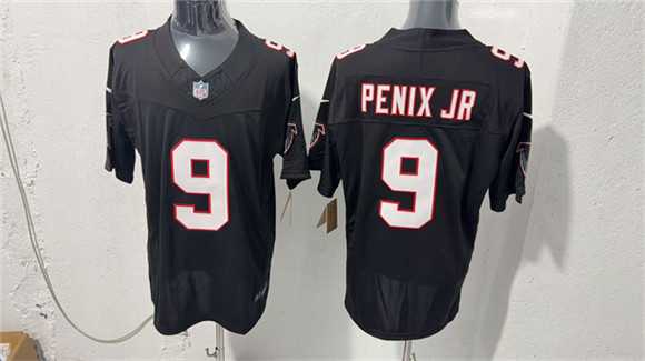 Mens Atlanta Falcons #9 Michael Penix Jr. Black F.U.S.E. Vapor Untouchable Limited Stitched Jersey