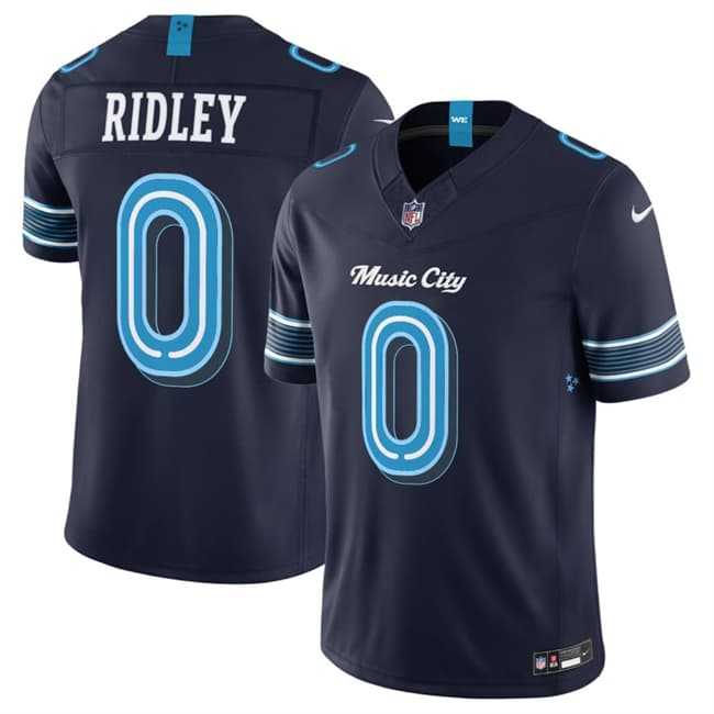 Mens Tennessee Titans #0 Calvin Ridley Navy 2026 F.U.S.E. Music City Rivalries Collection Limited Stitched Jersey Dzhi->->
