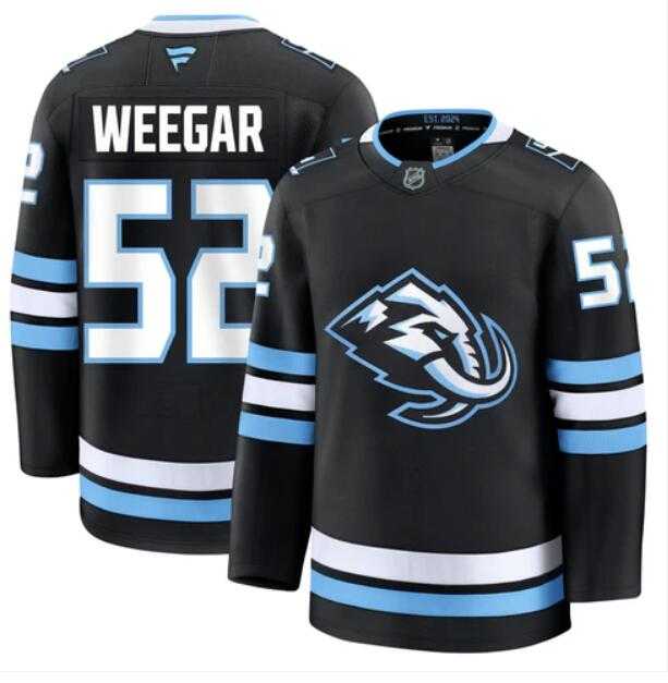 Mens Utah Mammoth #52 Mackenzie Weegar Fanatics Home Navy Blue Premium Jersey Dzhi