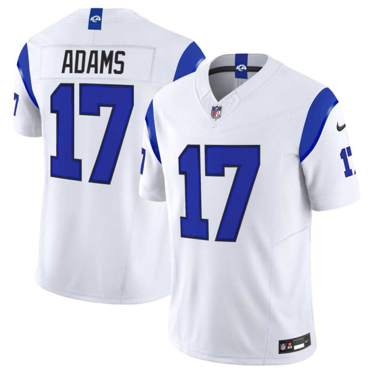 Mens Los Angeles Rams #17 Davante Adams White 2026 F.U.S.E. Vapor Limited Stitched Jersey Dzhi->->