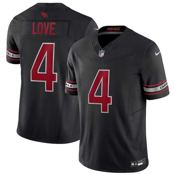 Mens Arizona Cardinals #4 Jeremiyah Love Black 2026 Draft F.U.S.E. Vapor Untouchable Limited Stitched Jersey