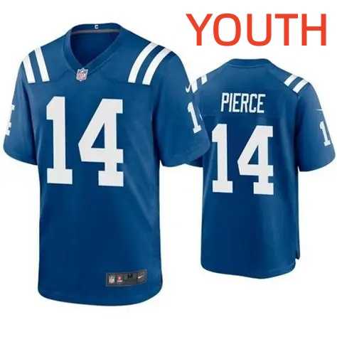 Youth Indianapolis Colts #14 Alec Pierce Limited Royal Vapor Jersey Dzhi